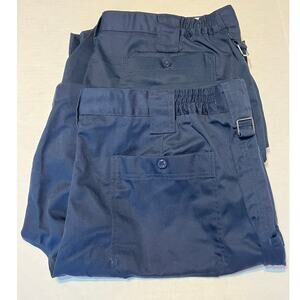 2-Wear Guard Men Cargo Shorts Blue Work Wear Utility Oeko-Tek Cotton Size 40 New